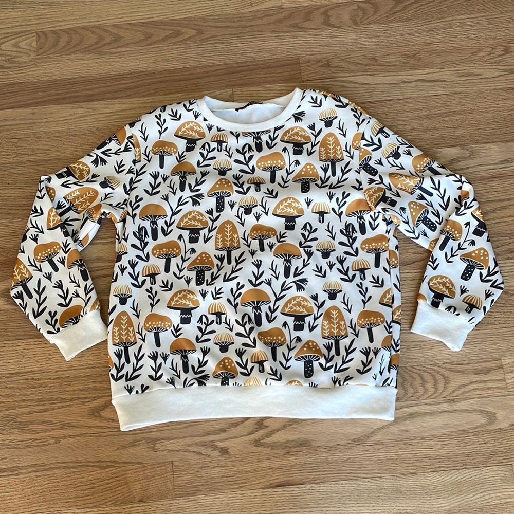 Emery Rose Mushroom Sweatshirt
